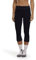 FALKE Damen Baselayer-Hose Warm 3/4 W Ti Funktionsmaterial schnelltrocknend 1 Stück, Schwarz Black 3000, S