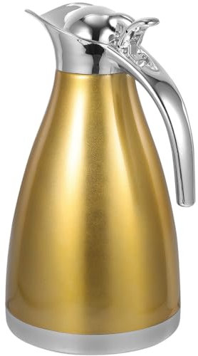 HOLIDYOYO Botella De Agua De Acero Inoxidable Aislamiento Térmico Para Casa y Oficina Diseño y Superficie Lisa Capacidad y Material Duradero