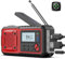 Radio de emergencia de manivela de 5000 mAh, radio meteorológica, radios solares que funcionan con pilas, radios de alerta meteorológica NOAA/AM/FM con cargador de teléfono eléctrico, alarma SOS