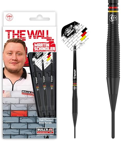 Bull's Martin Schindler Soft Dart Black Brass 18g