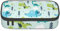 XULLZH Trousse de toilette de voyage avec compartiments de grande capacité Motif dinosaure, Noir/blanc, One Size, Moderne.
