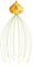 Head Massager Scalp, Hair Massagers, Ergonomic Claws Hair, Relaxing Scratcher, Ideal for Working Stress, Post-Shampoo, Home Spa, Pet Grooming 7.28x4.13 Inch
