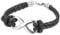 Oidea Father's Day Gift Men's Women's Infinity Bracelet Vintage Dual Braided Leather Band Infinity Symbol Love Charm Cuff Cord Chain Wrap Bracelet Silver Black