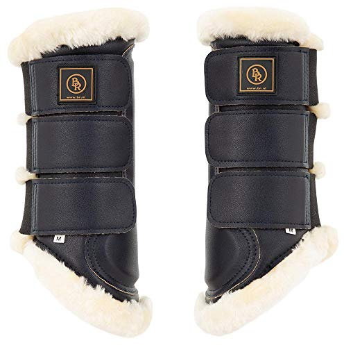 BR Gamaschen Majestic Synthetisches Lammfell (L, Navy)