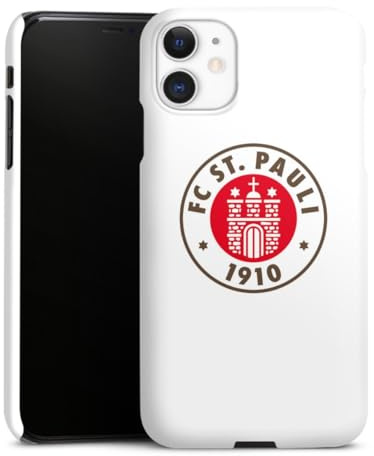 Premium Case kompatibel mit Apple iPhone 11 Smartphone Handyhülle Schutzhülle glänzend FC St. Pauli Offizielles Lizenzprodukt Logo