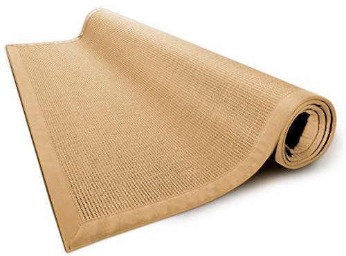 meisterei Floordirekt Sisal-Teppich modern hochwertige Bordüre Rücken: Naturlatex (rutschhemmend), Größen