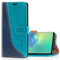 Mulbess für Samsung Galaxy S10 Plus Hülle, Handyülle Leder mit Kartenfach, Klapphülle mit Magnetverschluss, Flip Case Etui Handytasche Schutzhülle, Stilvoll Mint Blau