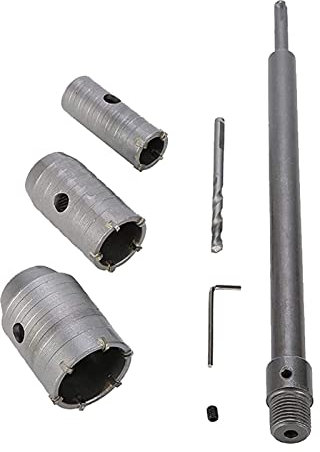 SYHML-SHOP HM-Kernbohrer 30 40 50 Mm SDS Plus Schaft Hartmetallspitze Lochsäge Bohrer Wand Lochsäge Bohrer for Ziegel Beton Zementstein Mit Schraubenschlüssel