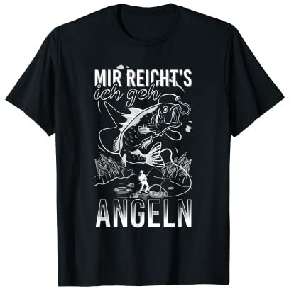 Mir reichts ich geh angeln - Angler beim Fliegenfischen T-Shirt