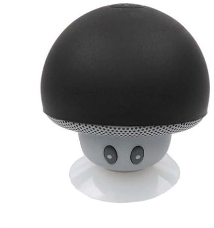 Enceinte Champignon Bluetooth pour OnePlus 9 Smartphone Ventouse Haut-Parleur Micro Mini (Noir)