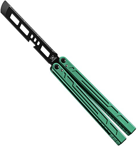 MARCOLO Comet Effective Bushing System 6061 Aluminum Integral Channel Handle with Ruler and Replaceable Bushing, Out of Box, Best Gift for Men Boyfriend Dad Boy Child Green