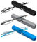 MMOWW 3er-Pack Mini Metall Lesebrillen Damen Herren Federscharnier Klassische Klein Schmal Leicht Lesehilfe Sehhilfe Brillen mit Etui (Schwarz+Blau+Grau,+2.0)