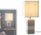 bmf-versand® Tischlampe Wohnzimmer mit Keramikfuß - Tischleuchte klassisch für Schlafzimmer - Beistelllampe in Grau und Weiß - Nachttischlampe Stoffschirm - Nachttischleuchte Textil Keramik