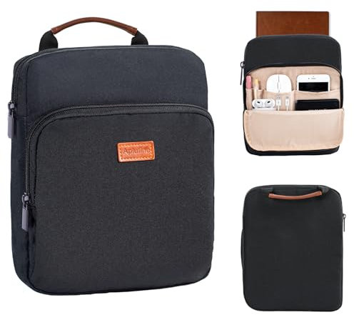 APLUFINE Housse de livre pour les amateurs de livres - Protection de livre broché et couverture rigide - Pochette pour livre (noir)