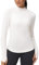THE GYM PEOPLE Damen Fleece Mock Rollkragen Pullover Thermooberteile Baselayer Shirts Langarm Unterhemd Thermounterwäsche Fitness Oberteile mit Daumenloch