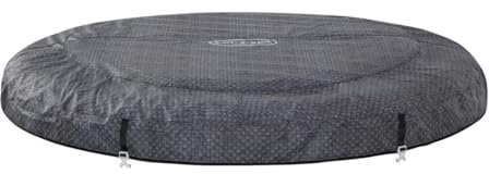 Bestway® Ersatzteil Abdeckung Flecht-Optik (anthrazit) für Lay-Z-SPA® Havana AirJet Ø 180 cm, rund