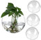 BCOATH 4 Maceteros Colgantes De Cristal Jarrones Decorativos Soporte De Pared para Flores
