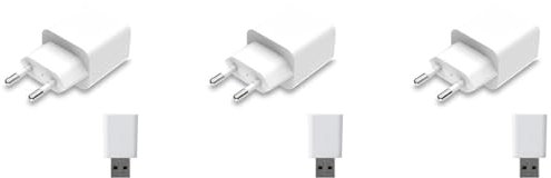 Tyatocepy 3X Tuya ZigBee 3.0 Répéteur de Signal USB Extender pour Appareils ZigBee2MQTT Mesh Home Assistant Deconz Automation, EU Plug