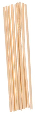 Gadpiparty 10 tiras triangulares de madera para moldura – Moldura de pino sin terminar y palos de manualidades para marcos de pantalla, bordes y proyectos de decoración del hogar