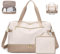 VNINE Weekender Reisetasche Damen Sporttasche Handgepäck Tasche Groß Kliniktasche Geburt Travel Bag Duffle Bag mit Schuhfach Kulturbeutel für Flugzeug Reisen