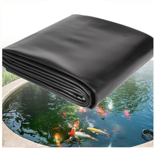 Strapazierfähige reißfeste Teichfolie, 4 x 8 m, ideal für Fischteiche, Wildteiche und Gartenpool-Fundamente