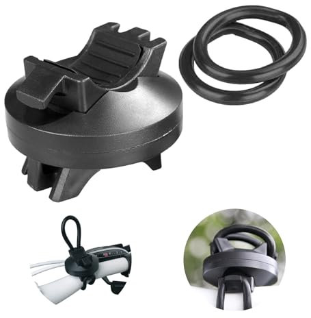 Xuigort Universal Fahrradhalterung für Taschenlampe, Von 20 mm Bis 28 mm Mit Max, 360° Drehbar, Fahrradlicht Halterung Ideal für Das Radfahren, Verstellbare, Flexible, Elastische Halterung