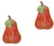 MAGICLULU 2 Piezas plato de pastelería fruteros fruteira paneles decorativas fruit bowl platos de cocina plato de postre de hotel cerámico platos de ceramica plato decorativo cerámica rojo