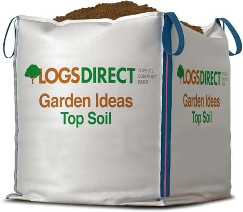 Warma 1 x Bulk Dumpy Bag Premium Turfing Top Soil - Approx 1000kg - Garden Grass Lawn Dressing Landscaping Improving Existing Soil Quality - Plant Sowing Growing Gardening Planters & Potting Plants