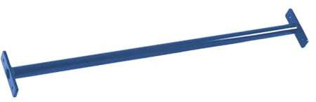 Reckstange Turnstange 125 cm Spielplatzstange Turnreck Klimmzugstange Spielgerät Klettergerüst für Garten blau