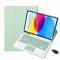 Custodia con tastiera per Samsung Galaxy S10 FE 2025/S9 FE 2023 10,9 con mouse retroilluminato a 7 colori, cover sottile, tastiera Bluetooth con trackpad staccabile e portapenne S