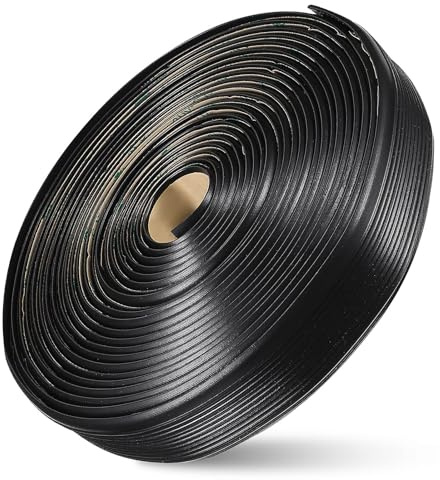 Rutschfestes Treppenband aus Pvc, Schwarz, 6 Meter Selbstklebend | Starke Haftung für Trittstufen, Geeignet für Schwimmbereiche, Kompakte Sicherheitslösung
