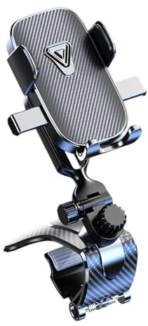 Car Phone Mount Auto Clamping Anti Shake Design 360 Rotation Dashboard Windshield for 4.7 to 6.9Inch Smartphones