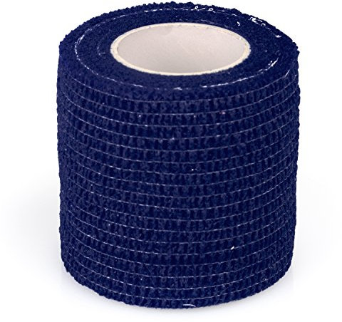 Fixierbinde | elastischer Fixierverband | kohäsive (selbsthaftende) elastische Binde | Breite: 5,0 cm | Farbe: blau | 1 Stück