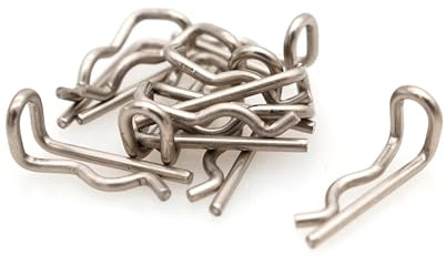 Bike It Stainless Steel R-Clip Compatible With KTM Bikes Brake Caliper Pin - 10 Pieces