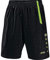 JAKO Herren Sporthose Turin, Schwarz/Neongrün, M