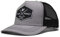 Graue Snapback-Cap für Männer - Kontrastverzierungen - Flacher Schirm - Surf Monkey® Patch vorne - Strukturiertes Design 6 Panelen - Snapback-Verschluss im Retro Style