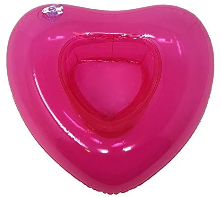 WS UK Inflatable Drink Holder - Holds Cups, Cans or Water Bottles! [Heart]