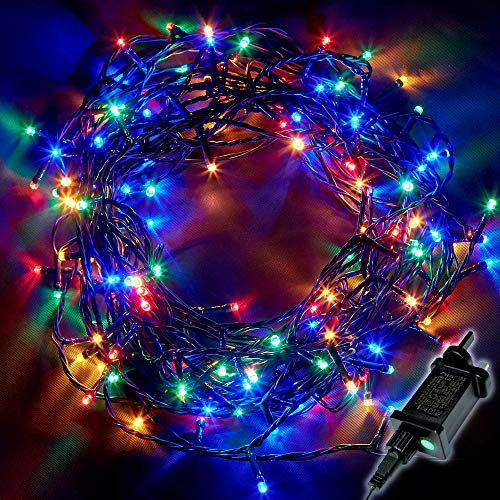 NETTA Christmas Tree Fairy Lights - 300 LED Multi-Colour with 8 Different Modes; for Outdoor/Indoor Use, Xmas Party Decorations - 300 LED / 30M Lit-Length