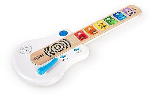 Baby Einstein, Hape, Strum Along Songs Magic Touch Holzspielzeug, Musikspielzeug Gitarre aus Holz, Elektronische Musikinstrumente, Aktivität und Sensorisches Spielzeug für Kinder, ab 6 Monaten