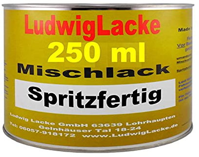 LudwigLacke 250ml Autolack spritzfertig für Opel Champagner perl 68L