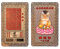 DMtse Chinesische Feng Shui Amulett Karte zum Schutz Maitreya Buddha für Glück Frieden
