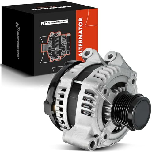 A-Premium Lichtmaschine kompatibel mit Chrysler 200 11-14, Town & Country 11-16 & Dodge Avenger 11-14, Grand Caravan 11-20, Journey 11-19 & Ram C/V & VW Routan, V6 3.6L, 12V 160 A,