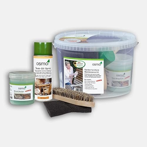 Osmo Garden Furniture Maintenance Kit - All in One - for Hardwood Furniture