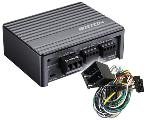 MEDIADOX Auto/KFZ Plug & Play Upgrade Verstärker/Endstufe + Kabel Set PA4 von Eton kompatibel mit Mazda (II)