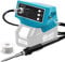 TIHOOK Kit de fer à souder numérique 72 W pour batterie Makita 18 V, fer à souder AC/DC avec bloc d'alimentation et fil à souder, température réglable, 150-500 °C (302-932 °F) pour bricolage