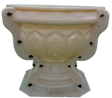 Cement Pot Mold Bonsai Round Plastic Model European cast-in-Place Concrete