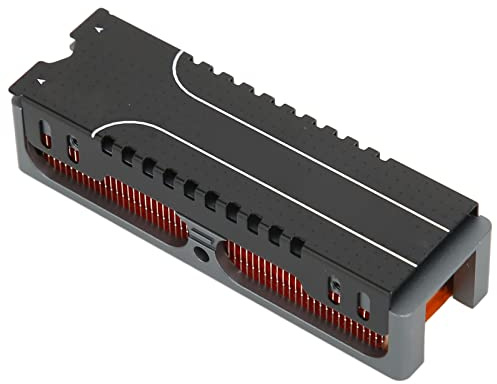 M.2 SSD-Kühlkörper, Kühlkörper mit 58 Kühlkörpern, Hochleistungs-SSD-Kühler, Geräuschreduzierung PWM Intelligenter Lüfter Energiesparender SSD-Kühler