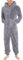 KONG JIMFAN Herren Thermounterwäsche Set Hundepullover Große Hunde Neck Stretcher Paar Weihnachtspullover Thermo Mütze Herren Herren-Unterwäsche Warmer Jogginganzug Herren Winter(2-Dark Gray,5XL)