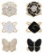Oenothera 6 Stücke Schalring Clip, Goldene Schalschnalle, Schalring Moderner Verschluss, Schal Verschluss Ring, Für Damenschals Und Seidenschals Verwende（B）