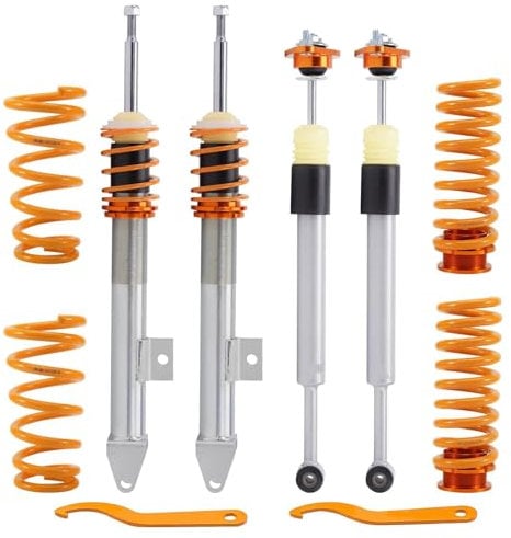 Luftfederung Gewindefahrwerk Suspension Für Chrysler 300C Für Dodge Für Magnum 5,7 L 6,1 L SRT8 RWD Einstellbare Stoßdämpfer Federbeine Quellen Kits Luftfederbeine Stoßdämpfer